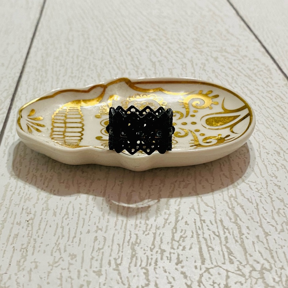 3 / $30 ⚡️Gothic Black Statement Ring!